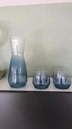 Karaf water glazen kleurverloop Sissy boy, Huis en Inrichting, Ophalen, Glas of Glazen, Overige stijlen, Glas