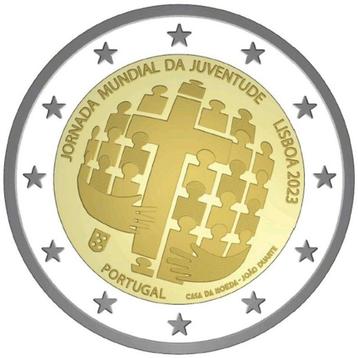 2 euro Portugal 2023 - Wereldjongerendag Lissabon (UNC) beschikbaar voor biedingen