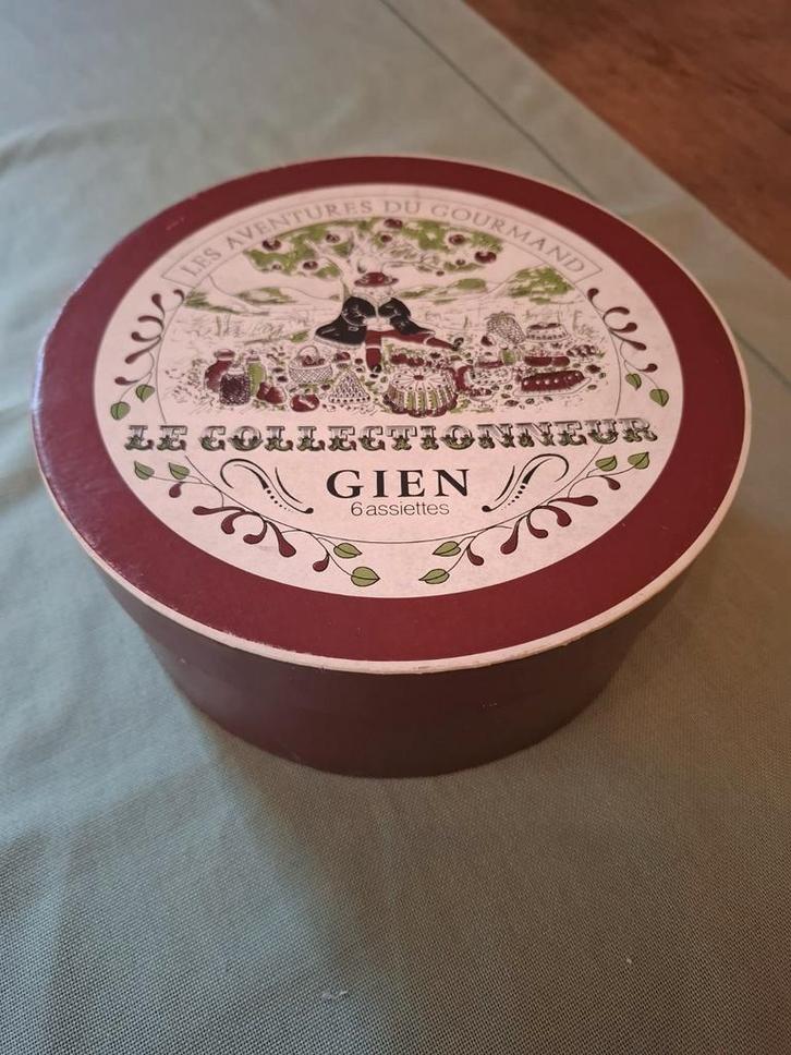 6 Borden Gien Les Collectionneurs - Dessertborden, Huis en Inrichting, Keuken | Servies, Zo goed als nieuw, Bord(en), Overige stijlen