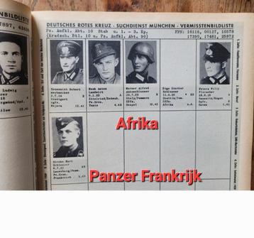 Deutsches Rotes Kreuz Vermissten o.a Panzer & Afrika AM/AO beschikbaar voor biedingen