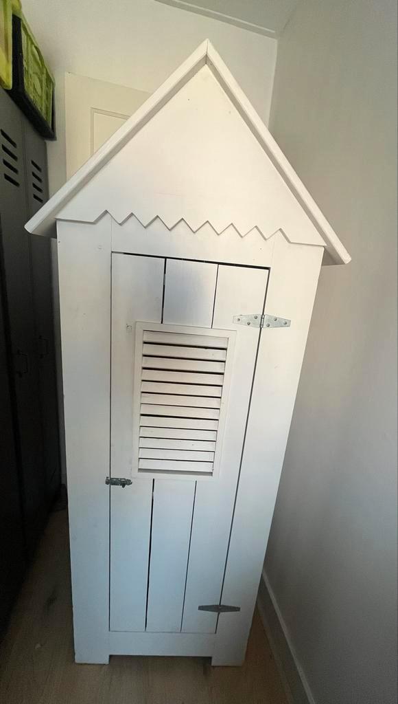 Strandhuis Kast - Kindermeubel, Huis en Inrichting, Kasten | Kledingkasten, Gebruikt, 150 tot 200 cm, 50 tot 100 cm, 25 tot 50 cm