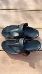 Leren fit flops maat 41 zwart, Kleding | Dames, Schoenen, Ophalen of Verzenden, Zo goed als nieuw, Zwart