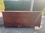 Houten Dressoir met deuren en lades, Ophalen, Gebruikt, Teakhout, 200 cm of meer
