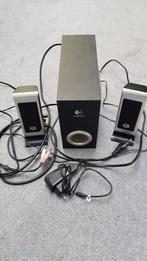 Logitech S200 speakers plus woofer voor de pc, Gebruikt, Ophalen of Verzenden