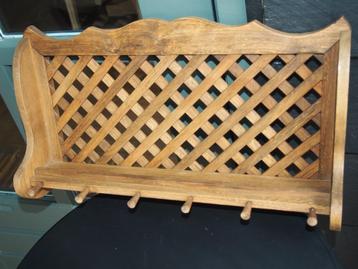 Houten kapstok/Hangrek/keukenrek beschikbaar voor biedingen