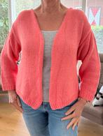 Roze Handgebreide Vest Maat L, Ophalen of Verzenden, Zo goed als nieuw, Maat 42/44 (L), Roze