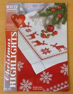 Kerstmis - Rico Design - Christmas Highlights - nr.81, Patroon, Gebruikt, Ophalen of Verzenden, Handborduren