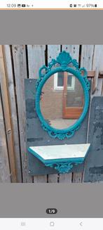 art deco Jugendstil 1920 1930 ? halspiegel slaapkamer, Antiek en Kunst, Antiek | Spiegels, Ophalen, Ovaal