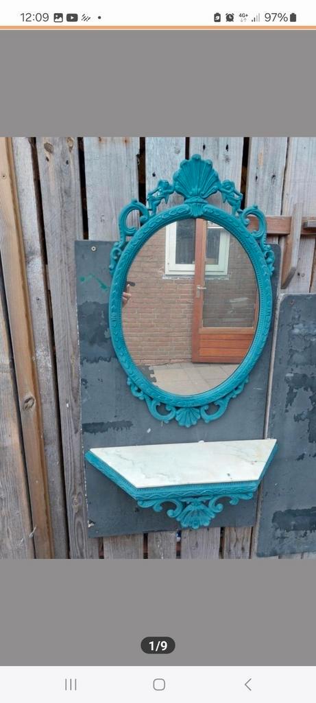 art deco Jugendstil 1920 1930 ? halspiegel slaapkamer, Antiek en Kunst, Antiek | Spiegels, Ovaal, Ophalen