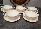 Wedgwood Edme soep komen met onder borden 5x, Antiek en Kunst, Antiek | Servies compleet, Ophalen of Verzenden