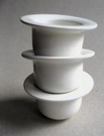 3 Artica eierdopjes van Arabia Finland Inkeri Leivo jaren 80, Ophalen of Verzenden