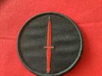 Badge van de KCT met velcro, Verzamelen, Ophalen of Verzenden, Landmacht, Nederland, Embleem of Badge