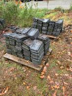 Dakpannen ongeveer 500 stuks, Ophalen, Gebruikt, Steen of Klei, Zwart