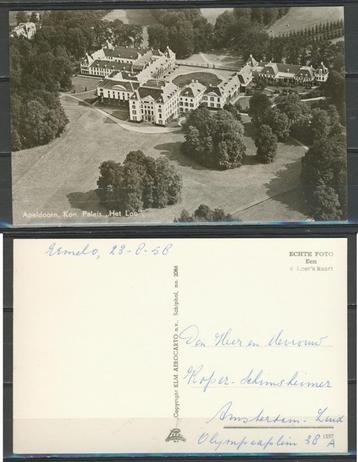 Apeldoorn 1958 Paleis Het Loo Foto Ansichtkaart  1015 jdu Vo beschikbaar voor biedingen