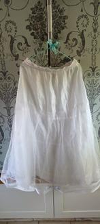 Onderrrok bruidsjurk wit tule 95 cm lang, Antiek en Kunst, Antiek | Kleding en Accessoires, Ophalen of Verzenden, Dames