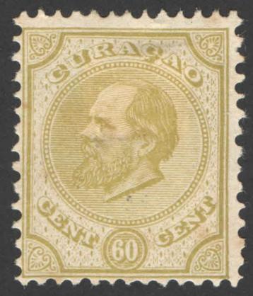 Curacao NVPH nr 10 ongebruikt Koning Willem III 1889 beschikbaar voor biedingen