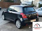 Suzuki Swift 1.6 Sport stoelverw. lmv ecc goedestaat, Voorwielaandrijving, 1005 kg, Gebruikt, Zwart