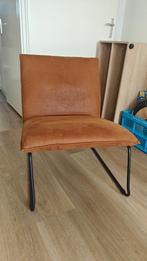 Cognac fauteuil, Ophalen, Gebruikt, 75 tot 100 cm