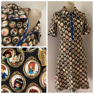 Bobbeez Retro vintage op maat gemaakte Jurk Maat xs s beschikbaar voor biedingen
