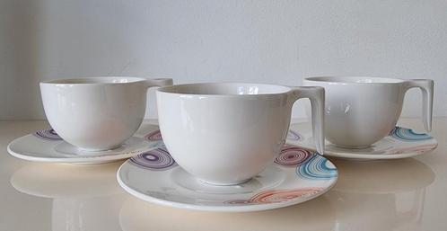 Villeroy & Boch, Vivo 3 x Lucky Loop kop en schotels, Huis en Inrichting, Keuken | Servies, Zo goed als nieuw, Kop(pen) en/of Schotel(s)