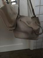 Schouder tas met tollet tasje erbij, Sieraden, Tassen en Uiterlijk, Tassen | Reistassen en Weekendtassen, Beige, Minder dan 40 cm