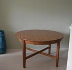 Houten ronde uitschuifbare eettafel (Leksvik, Ikea), Ophalen, Gebruikt, 100 tot 150 cm, Rond