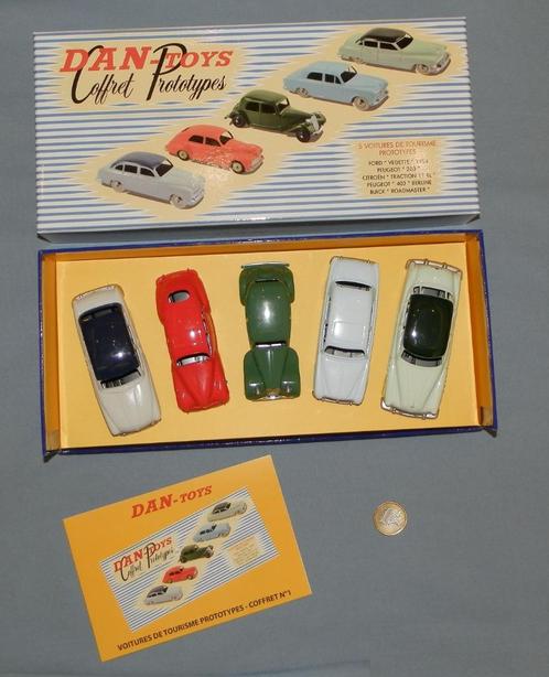 Dan-Toys : Koffer Dinky Proto Citroen Peugeot Ford Buick, Hobby en Vrije tijd, Modelauto's | 1:43, Nieuw, Auto, Dinky Toys, Verzenden