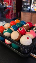 poolballen pro set  belgian Aramith, Sport en Fitness, Biljarten en Poolen, Ophalen of Verzenden, Gebruikt, Keu of Ballen