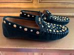 Fabienne Chapot zwart suede met studs maat 38, Ophalen of Verzenden, Zo goed als nieuw, Fabienne Chapot, Instappers