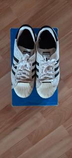 Adidas Superstar Maat 40 wit/zwart, Wit, Sneakers of Gympen, Gedragen, Verzenden