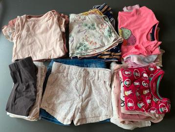 Kledingpakket meisje zomer 74/80 beschikbaar voor biedingen