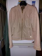 echt leder jacket, Beige, Ophalen of Verzenden, Zo goed als nieuw, Jasje