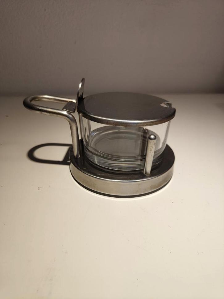 Alessi design kaasdoos 5071 parmenzaanse kaas, Huis en Inrichting, Keuken | Potten en Pannen, Zo goed als nieuw, Rvs, Ophalen of Verzenden