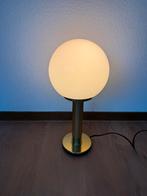 Messing bol lamp, Ophalen, Zo goed als nieuw, Metaal, Minder dan 50 cm
