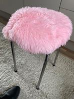 Roze Zachte Bekleding voor kruk, Huis en Inrichting, Stoelen, Ophalen of Verzenden, Zo goed als nieuw, Metaal, Eén