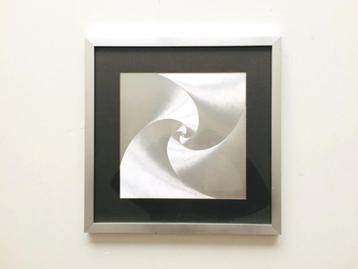 80s Op Art kinetische Prent Barbara Lüdinghausen Vintage beschikbaar voor biedingen