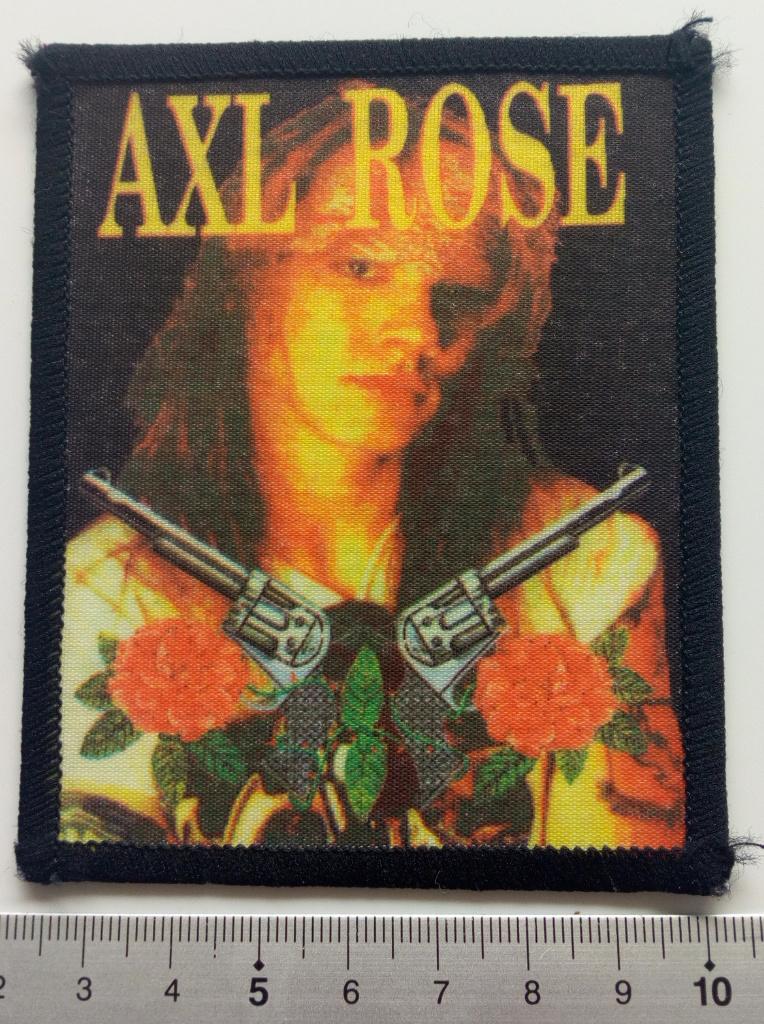 GUNS N' ROSES AXL photo printed 80's patch 83 - 8 x 10 cm, Verzenden, Nieuw, Kleding
