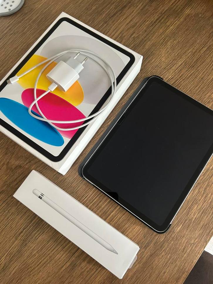 Ipad 10e generatie (2022) 64GB, Computers en Software, Apple iPads, Gebruikt, Apple iPad, Wi-Fi, 10 inch, 64 GB, Grijs, Ophalen of Verzenden