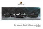 Porsche Black Edition folder, Porsche, Zo goed als nieuw, Verzenden