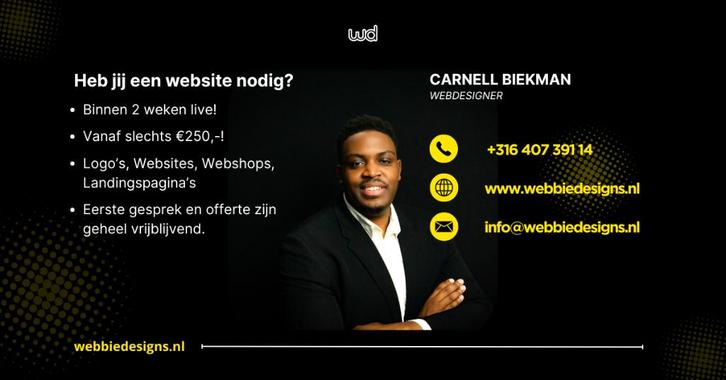 Landingspagina/Website laten maken vanaf slechts €250,-, Diensten en Vakmensen, Webdesigners en Hosting, Webdesign, Webhosting