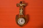 Retro vintage houten thermometer / wandthermometer - Anker, Antiek en Kunst, Ophalen of Verzenden