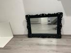 Spiegel met zwarte lijst, Ophalen, Gebruikt, 100 tot 125 cm, Minder dan 100 cm