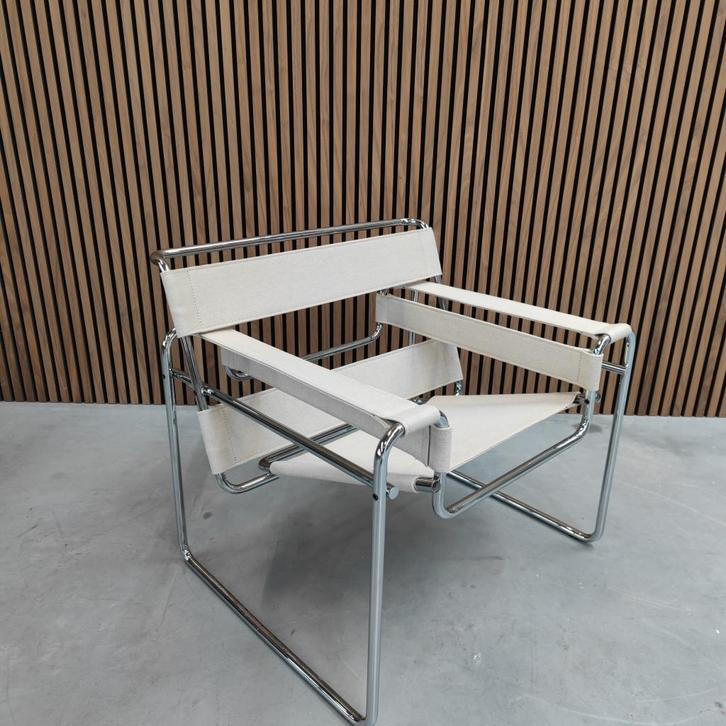 Knoll Wassily chair - Beige, Antiek en Kunst, Antiek | Meubels | Stoelen en Banken