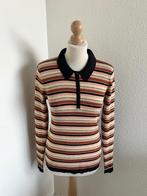 King Louie maat L polo top shirt strepen glitter 2451