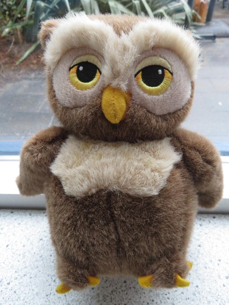 Uil Gufo van Harry Potter merk Trudi pluche va 24 cm kruin/, Ophalen of Verzenden, Zo goed als nieuw, Overige typen