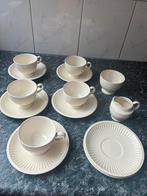 Set wedgwood edme kop en schotel, melkkannetje/suikerpotje, Ophalen of Verzenden, Zo goed als nieuw, Wedgwood, Kop(pen) en/of Schotel(s)