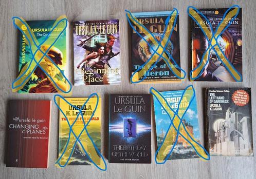 4 boeken van Ursula leGuin The beginning place Changing plan, Boeken, Fantasy, Gelezen, Ophalen of Verzenden