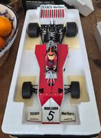 1:18 Emerson Fittipaldi 1974, McLaren Ford M23, Ophalen of Verzenden, Zo goed als nieuw, MiniChamps