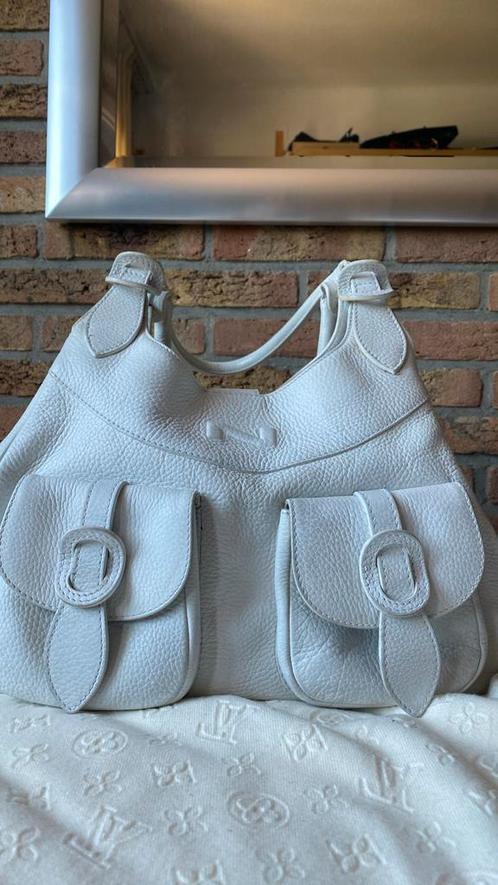 Natan leren Tas wit nieuw, Sieraden, Tassen en Uiterlijk, Tassen | Damestassen, Zo goed als nieuw, Wit, Verzenden