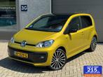 Volkswagen Up! 1.0 BMT high up! R-line/Climate/Cruise/NLauto, Gebruikt, Overige kleuren, Leder en Stof, 23 km/l